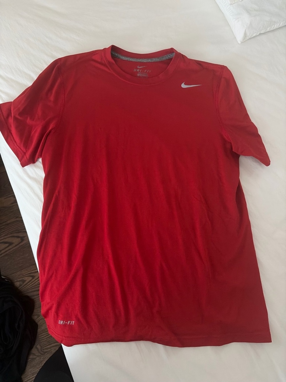 Nike Red Short Sleeve Dri-FIT Athletic Tee